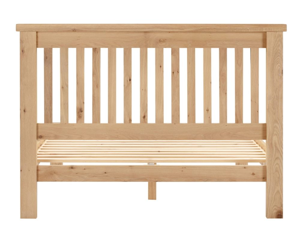  Seconique Furniture Windsor Natural and Oak Low Foot End Bed