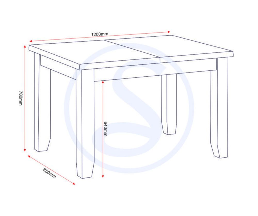 Seconique Furniture Windsor Pebble Grey and Oak Extending Dining Table
