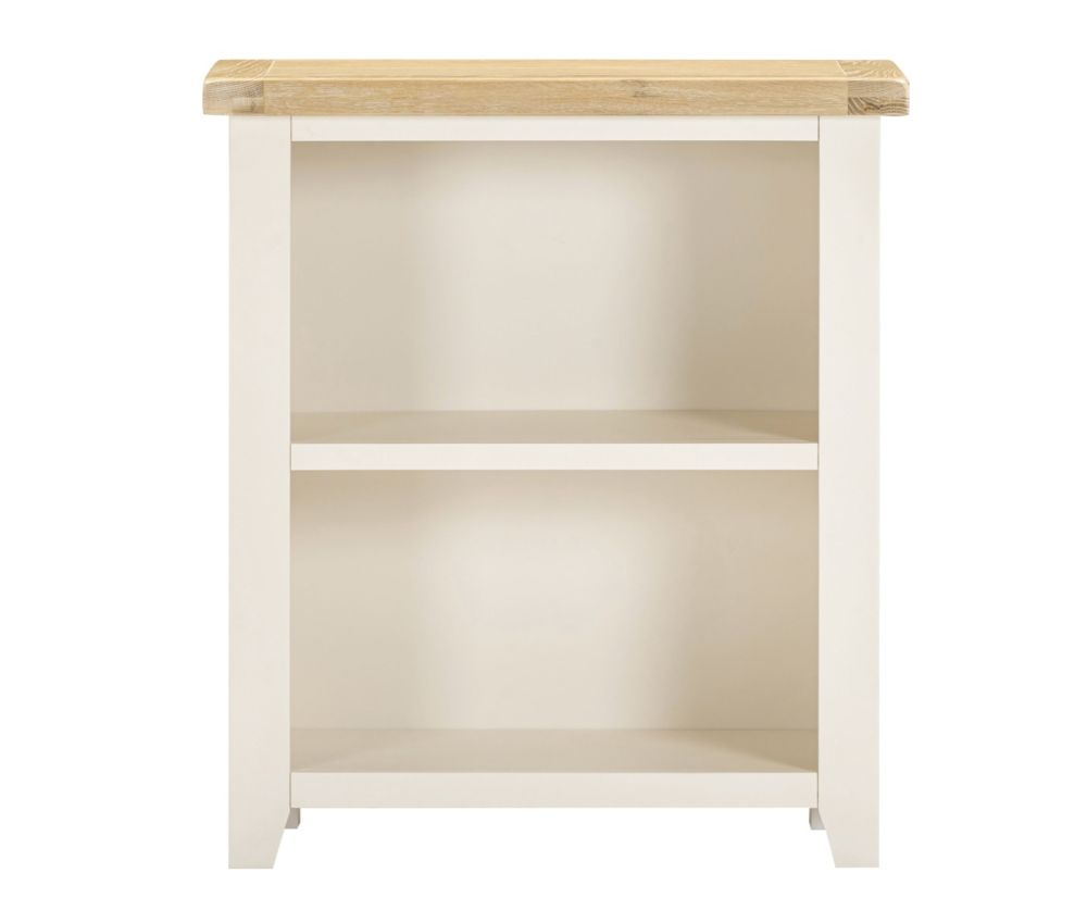  Seconique Furniture Windsor Ivory & Oak Low Bookcase