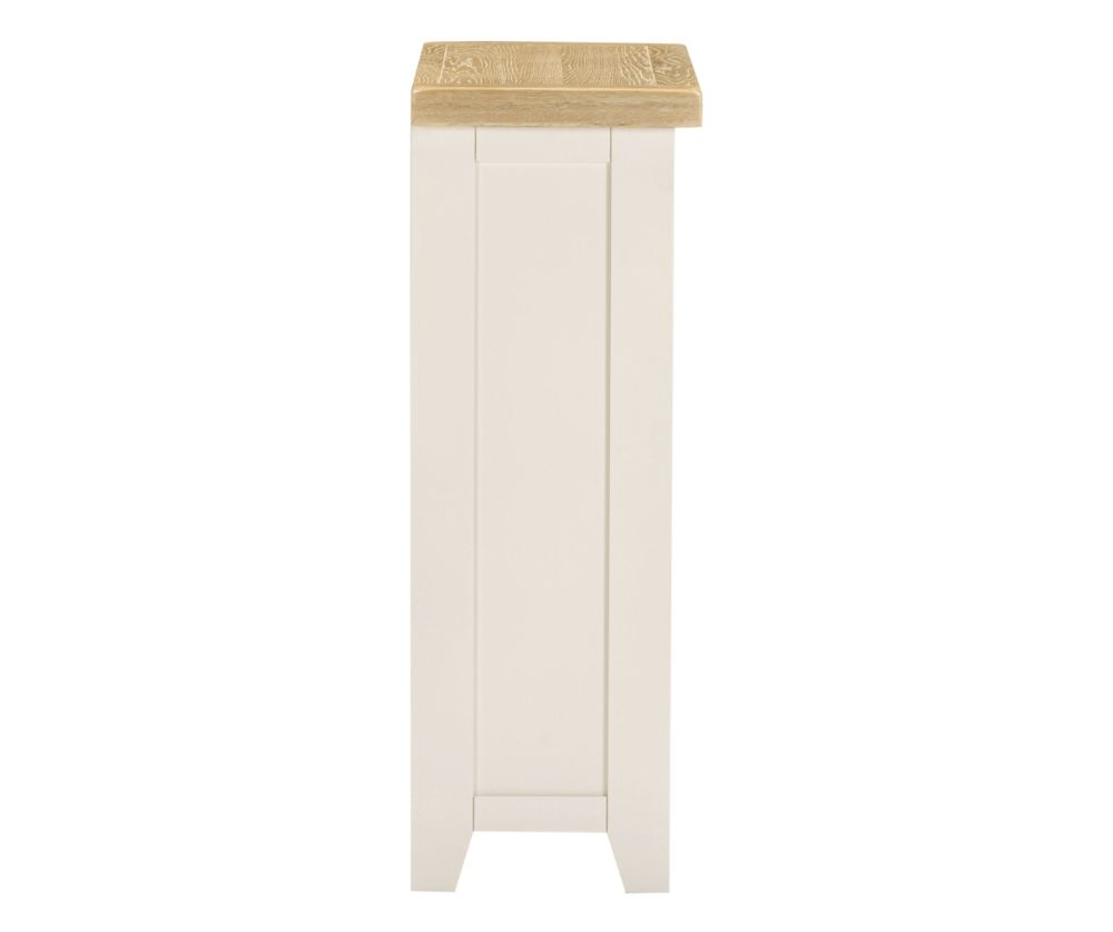  Seconique Furniture Windsor Ivory & Oak Low Bookcase