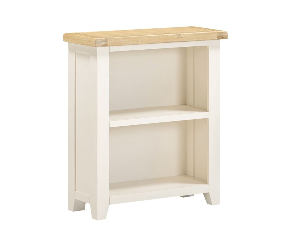  Seconique Furniture Windsor Ivory & Oak Low Bookcase