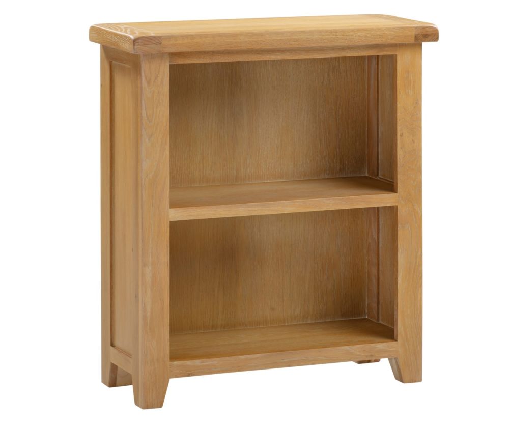 Seconique Furniture Windsor Natural Oak Low Bookcase
