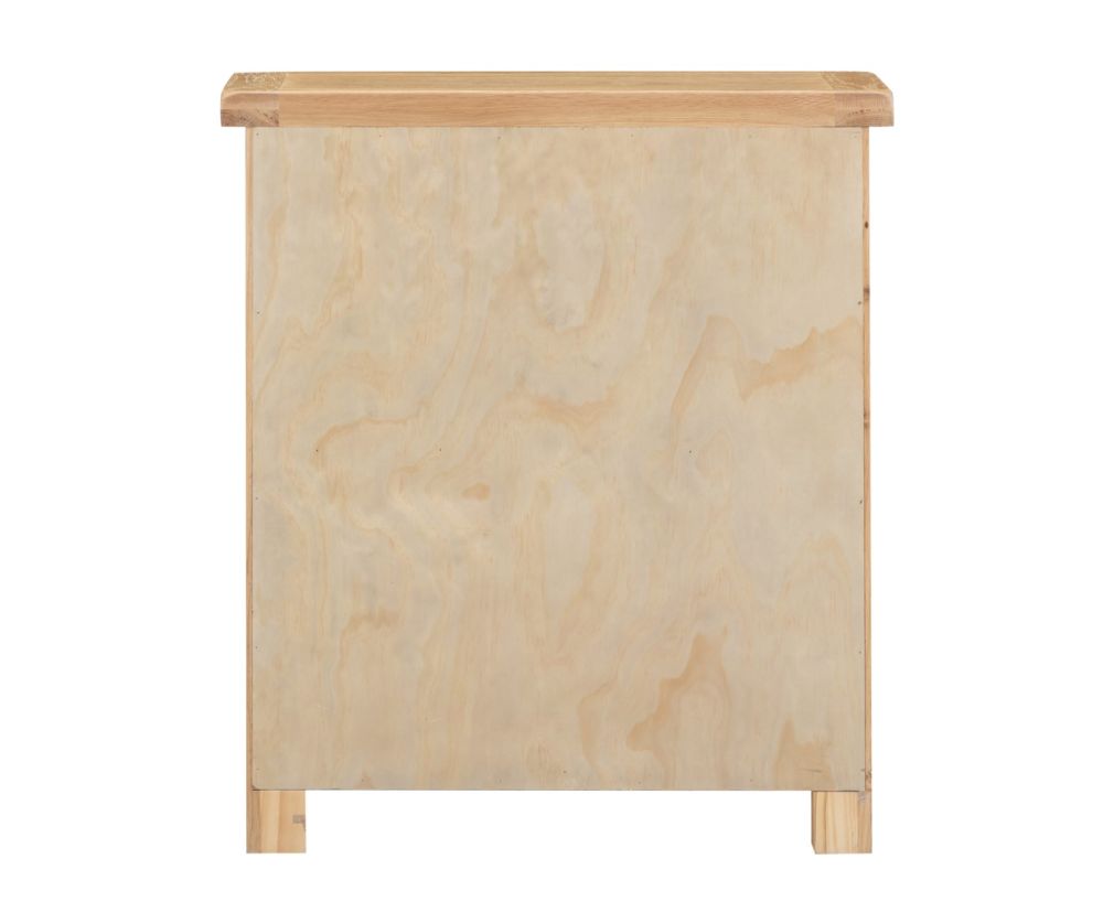Seconique Furniture Windsor Natural Oak Low Bookcase