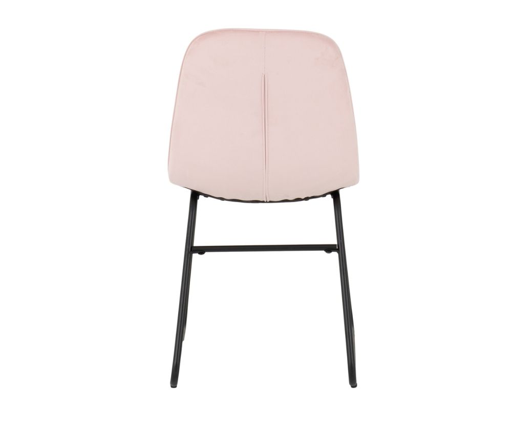 Seconique Furniture Athens Concrete Effect Rectangular Dining Set with Lukas Chairs – Black &  Baby Pink Velvet