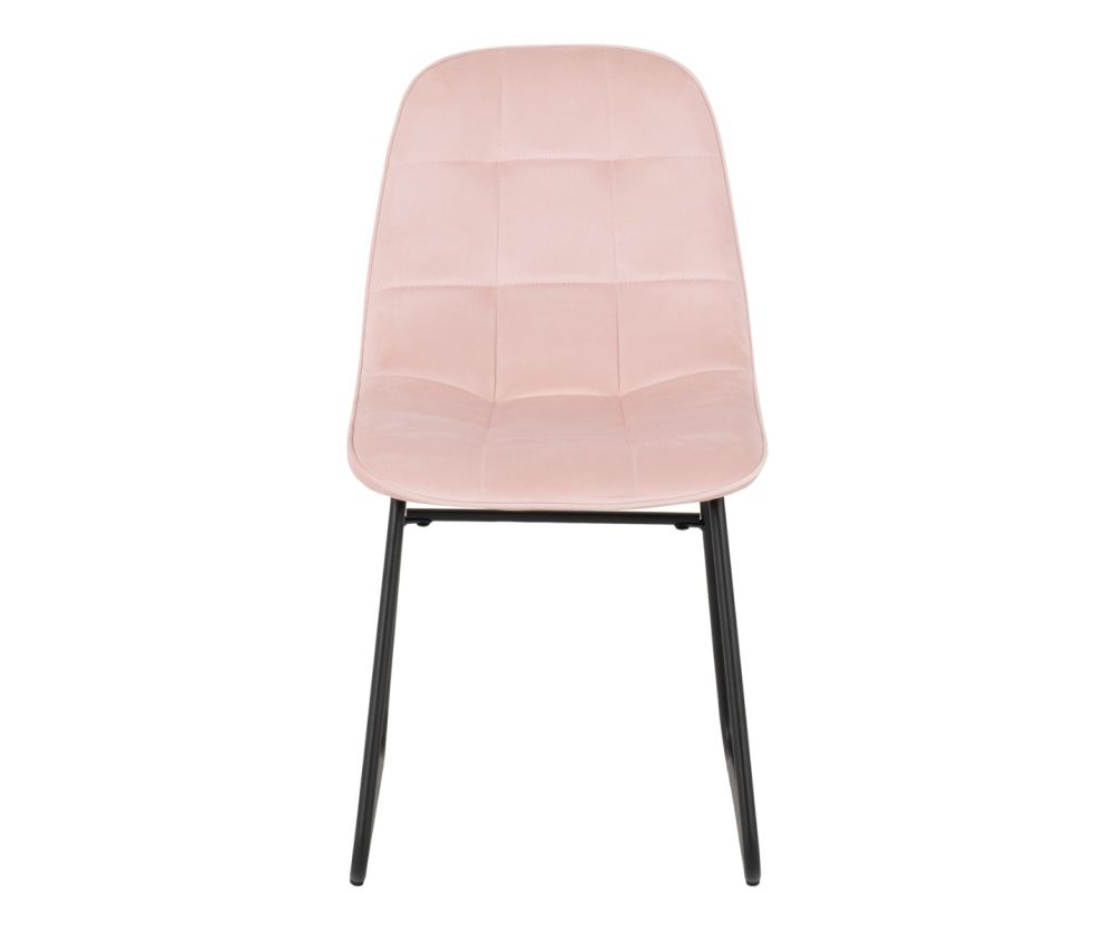Seconique Furniture Athens Concrete Effect Rectangular Dining Set with Lukas Chairs – Black &  Baby Pink Velvet