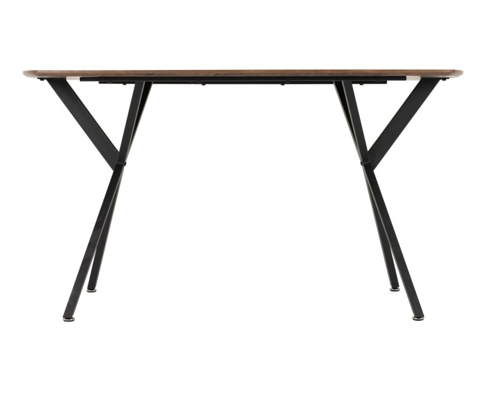 Seconique Furniture Athens Medium Oak Effect Rectangular Dining Set with Lukas Chairs –  Black & Baby Pink Velvet