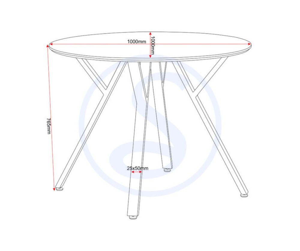 Seconique Furniture Athens Concrete Effect Round Dining Set with Avery Chairs –  Emerald Green Velvet 