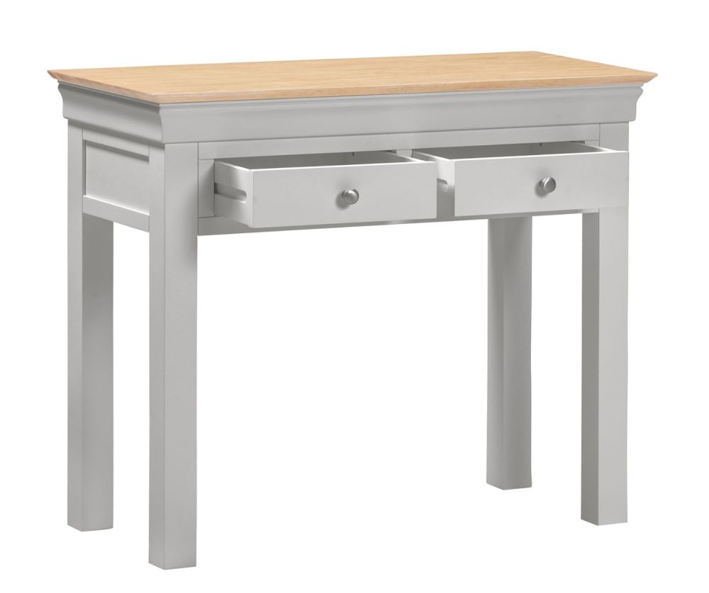  Seconique Furniture Bordeaux Console Table – Pebble Grey 