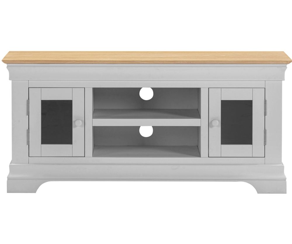 Seconique Furniture Bordeaux Small TV Stand – Pebble Grey 