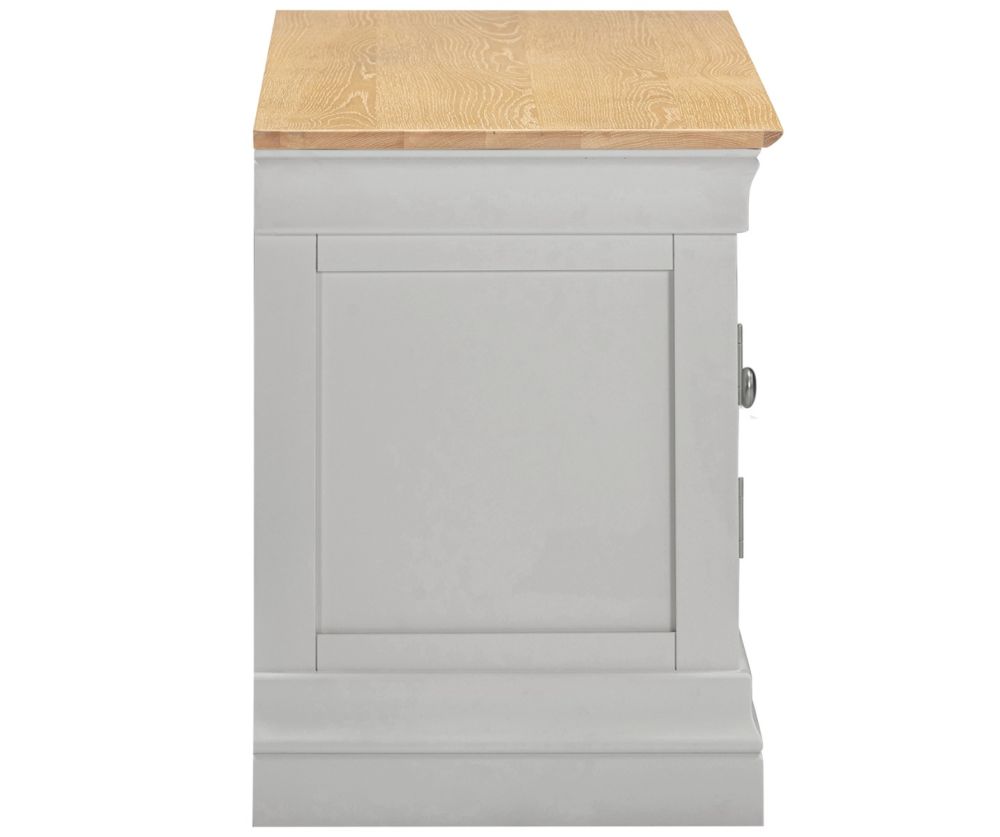 Seconique Furniture Bordeaux Small TV Stand – Pebble Grey 