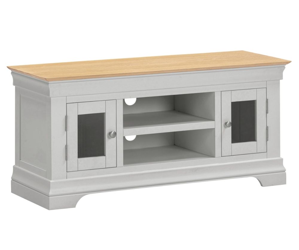 Seconique Furniture Bordeaux Small TV Stand – Pebble Grey 