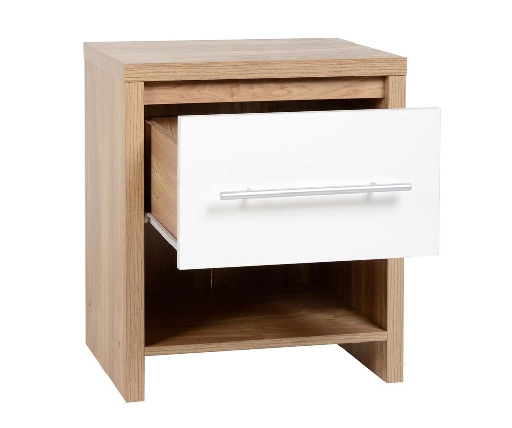 Seconique Seville 1 Drawer Bedside Table