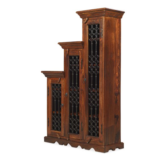 Heritance Jali Solid Wood Large Highest Step Left CD Step