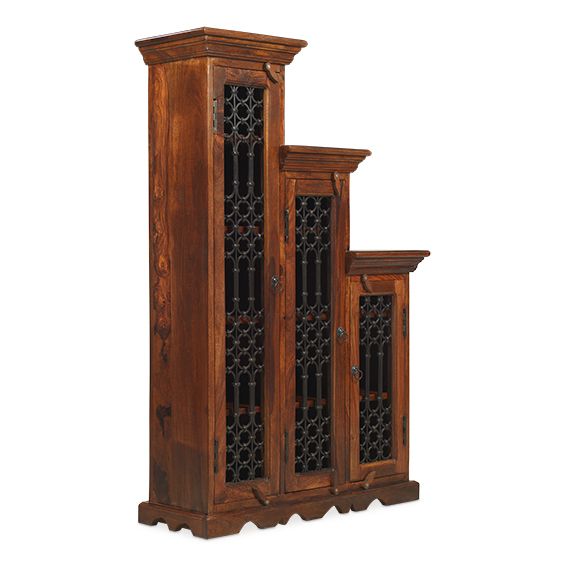 Heritance Jali Solid Wood Large Highest Step Right CD Step