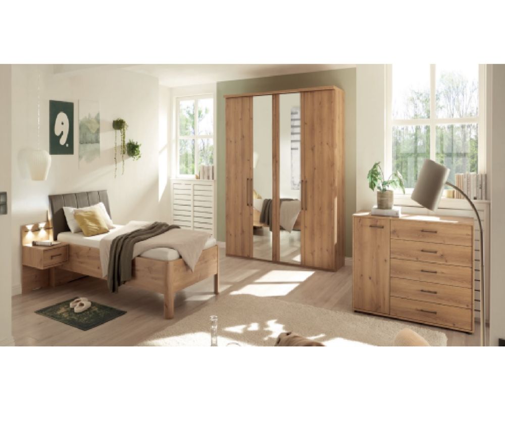 Wiemann Genf 1 Door 4 Drawer Combi Dresser