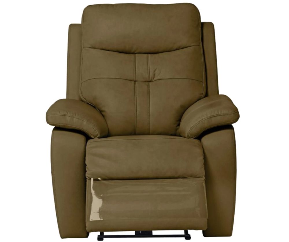 World Furniture Sophia Brown Leather Electric Recliner Chair