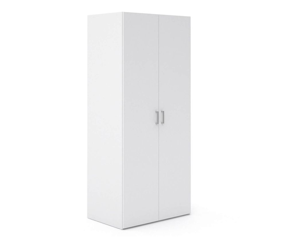 FTG Space White 2 Door Wardrobe (175)