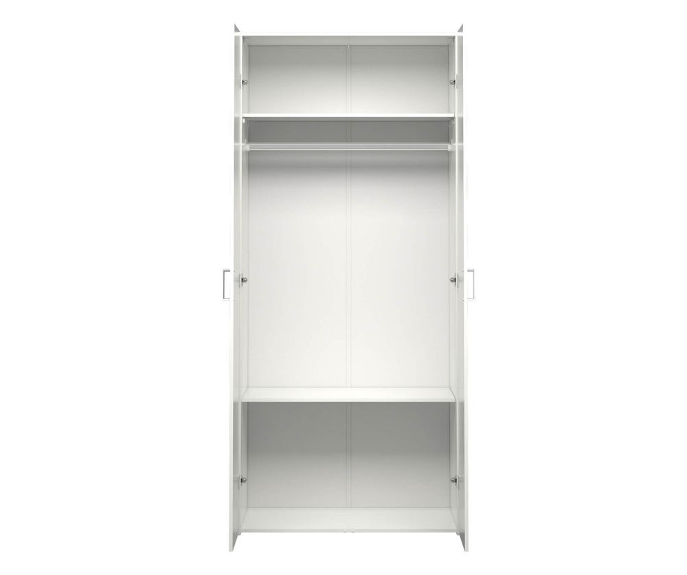 FTG Space White 2 Door Wardrobe (175)