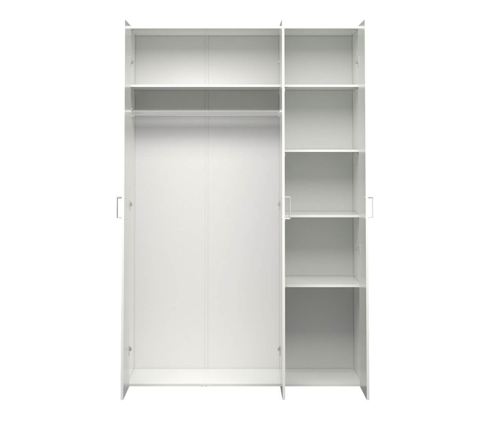FTG Space White 3 Door Wardrobe (175)