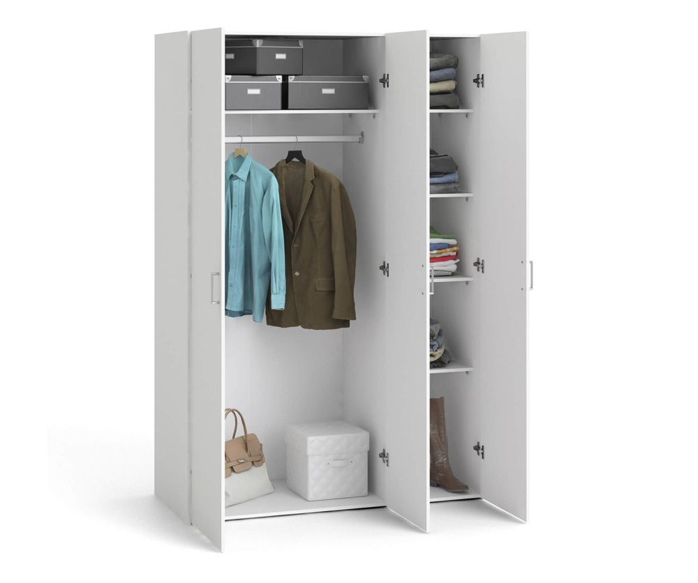 FTG Space White 3 Door Wardrobe (175)