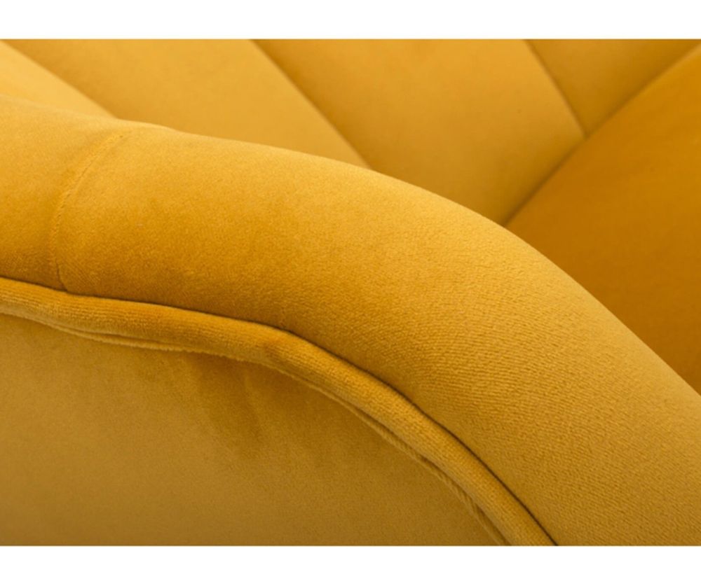 Furniture Link Stella Apricot Fabric Accent Chair