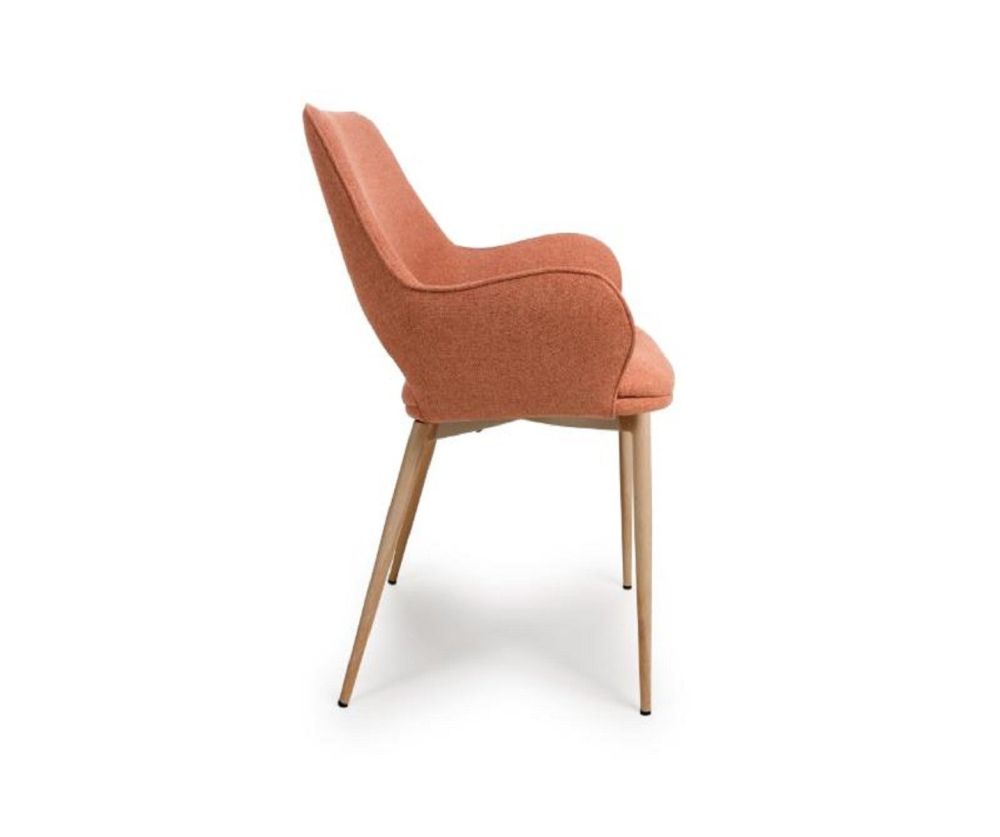 Furniture Link Sydney Brick Dining Chair in Pair