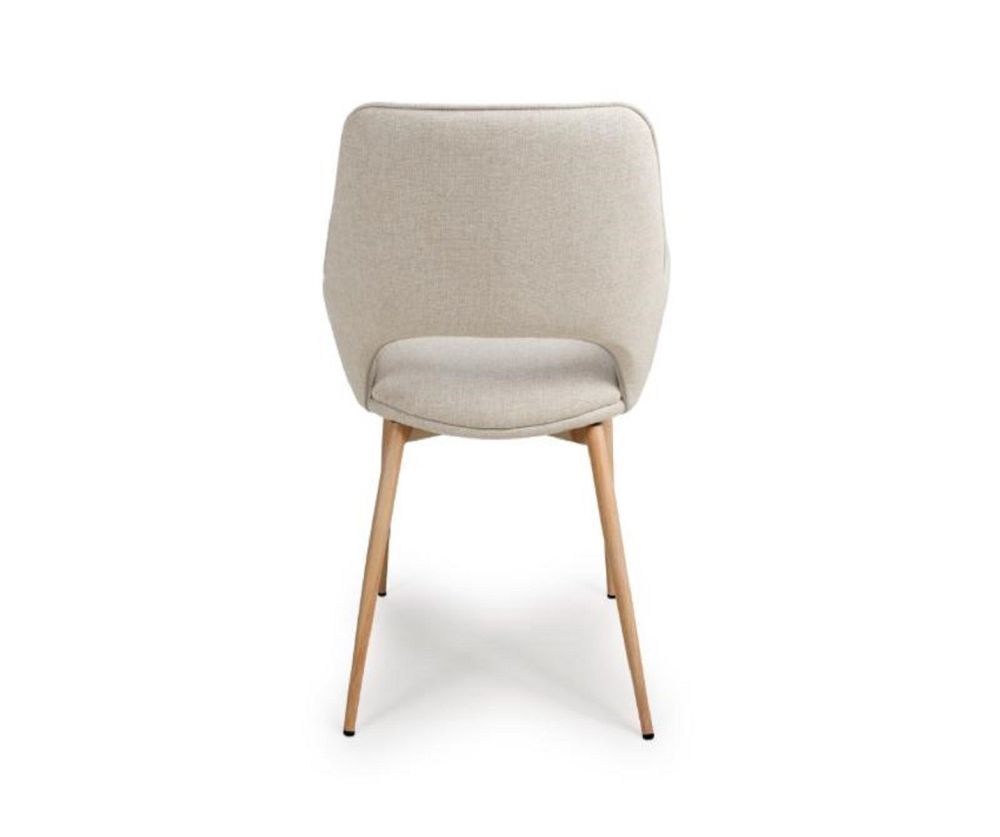 Furniture Link Sydney Natural Dining Chair in Pair