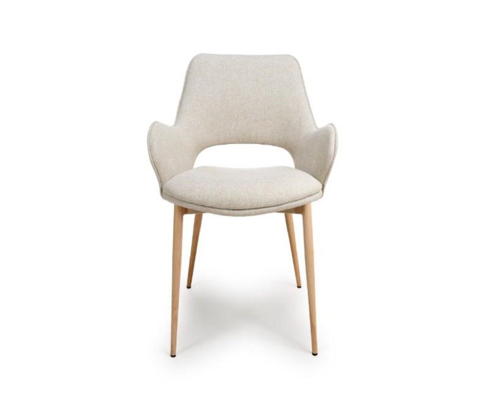Furniture Link Sydney Natural Dining Chair in Pair