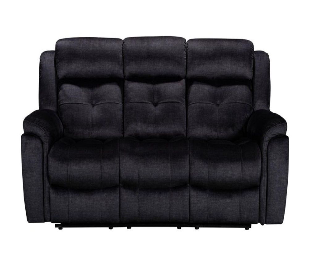 Texas Charcoal Fabric 3 Seater Sofa