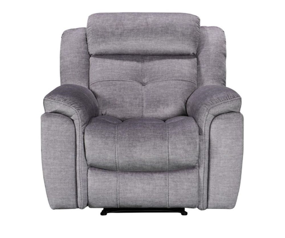 Texas Silver Fabric Armchair