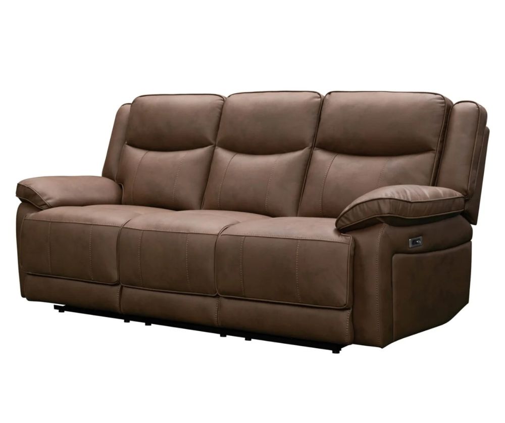 Torino Chestnut Fabric Recliner 3+2+1 Sofa Set