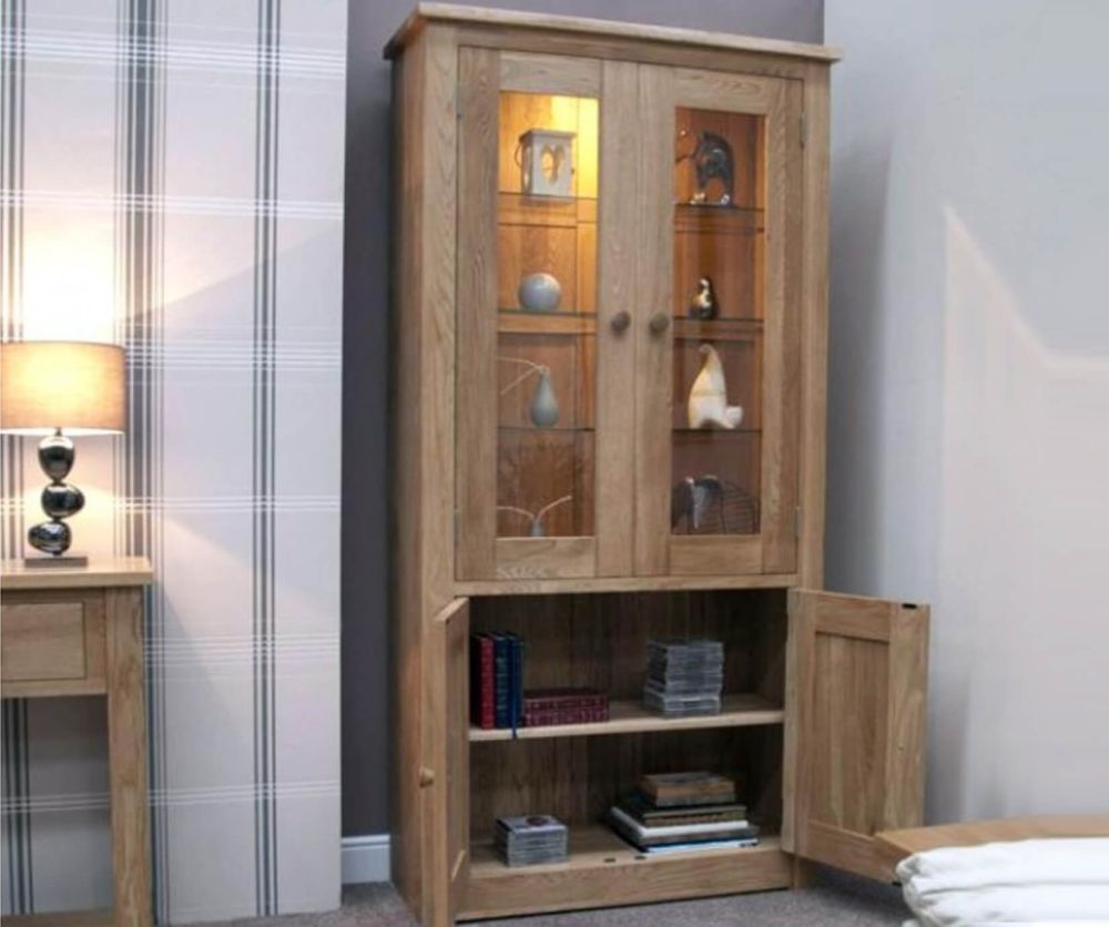 Homestyle GB Torino Oak 4 Door Library Unit