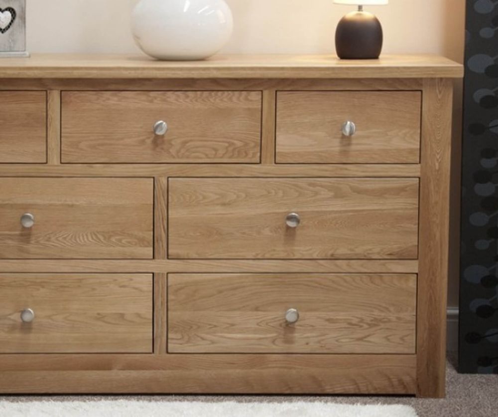 Homestyle GB Torino Oak 7 Drawer Chest