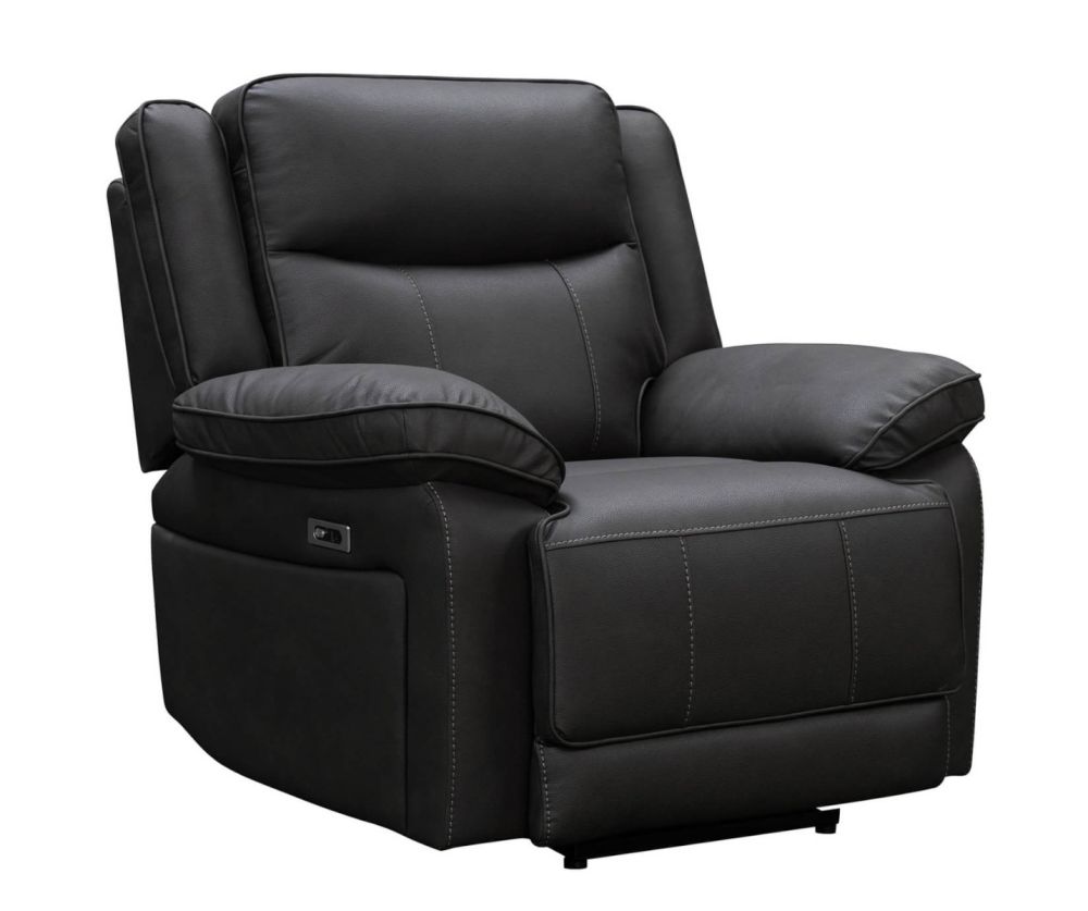 Torino Pewter Grey Fabric Recliner 3+1+1 Sofa Set