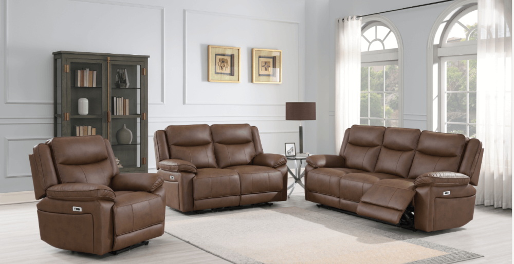 Torino Chestnut Fabric Recliner Armchair
