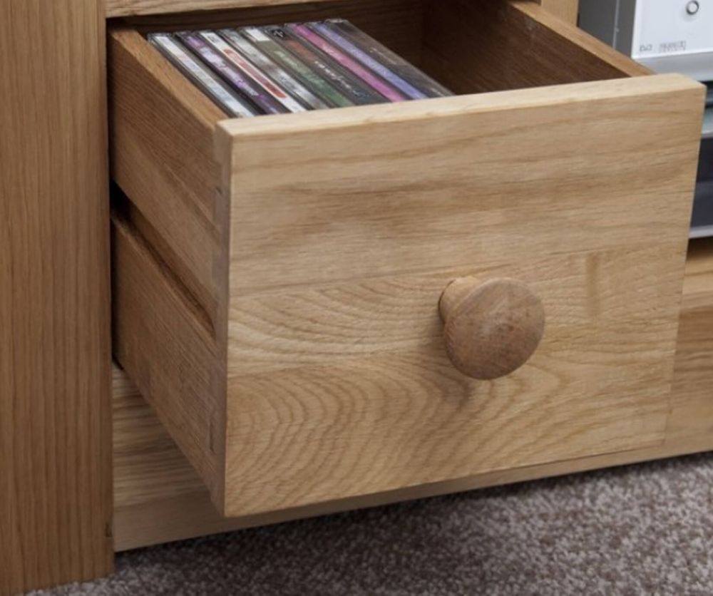 Homestyle GB Torino Oak Corner TV Cabinet