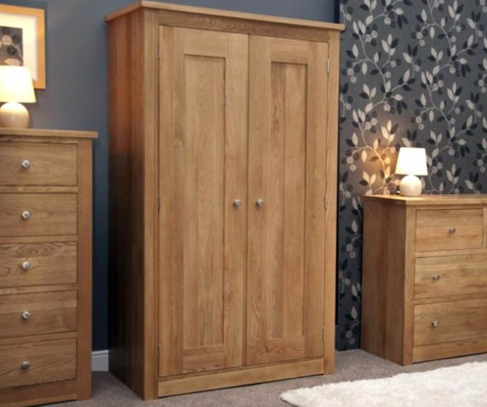 Homestyle GB Torino Oak 2 Door Wardrobe