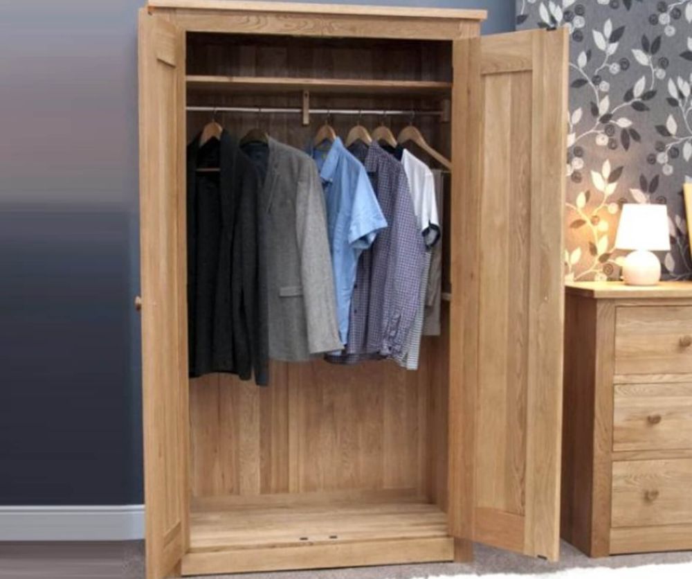 Homestyle GB Torino Oak 2 Door Wardrobe