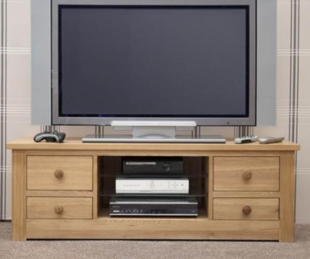 Homestyle GB Torino Oak Large Plasma Unit