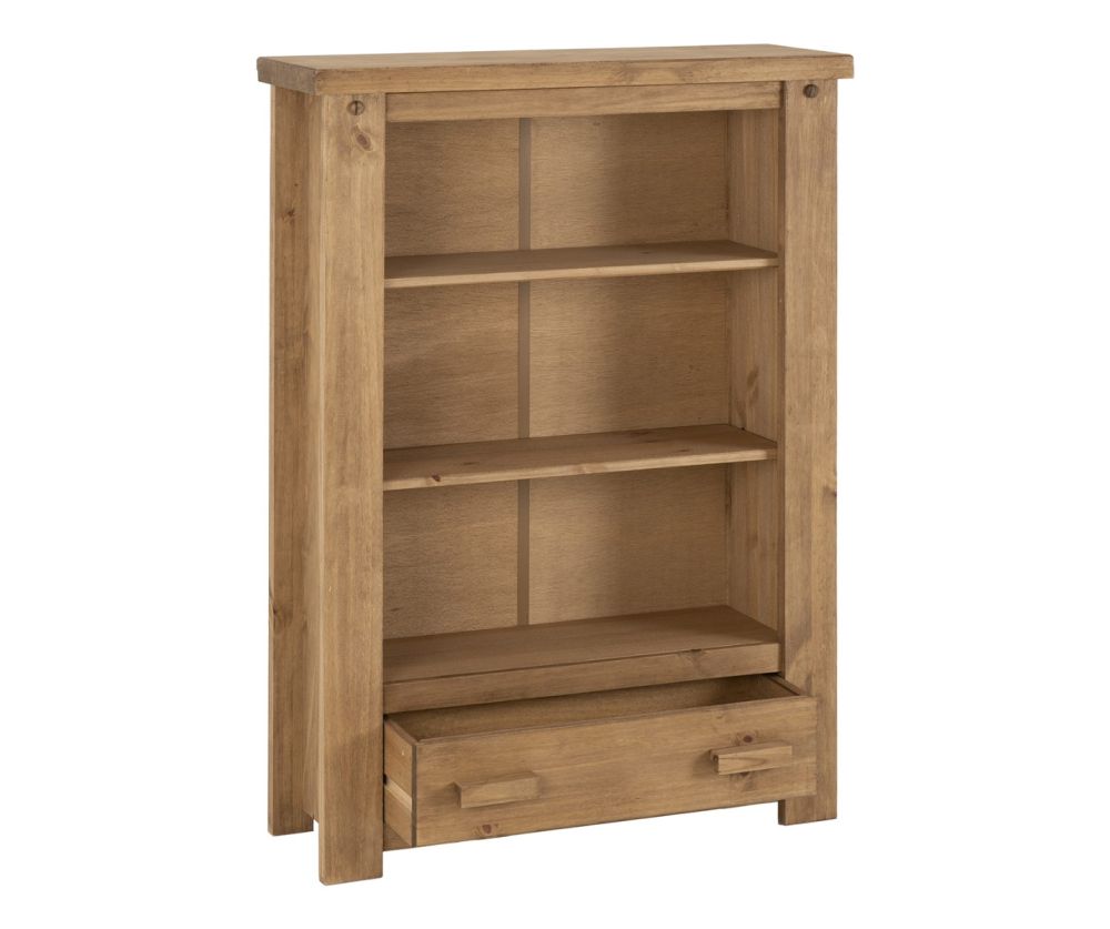 Seconique Tortilla Pine 1 Drawer Bookcase