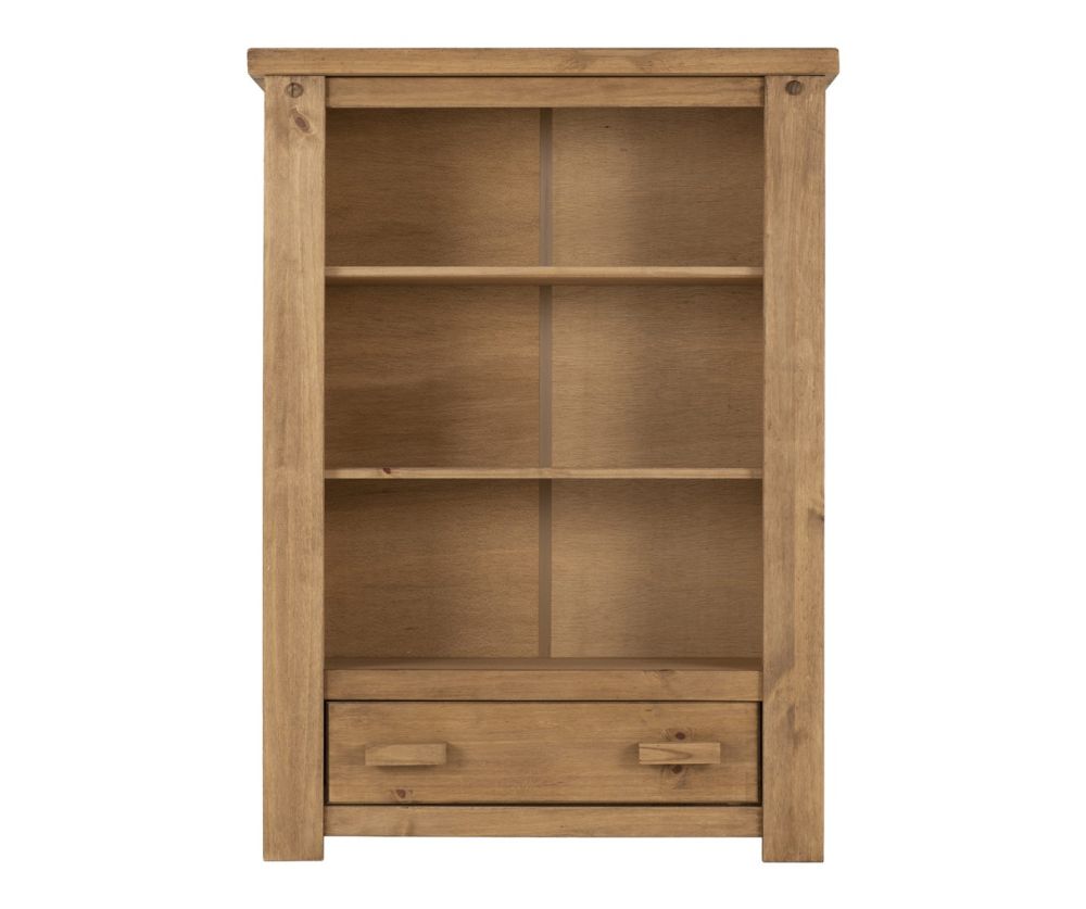Seconique Tortilla Pine 1 Drawer Bookcase