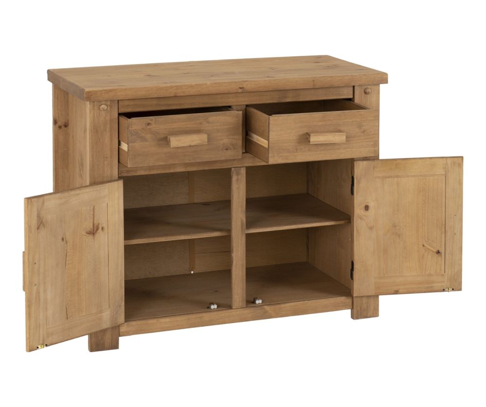 Seconique Tortilla Pine 2 Door 2 Drawer Sideboard