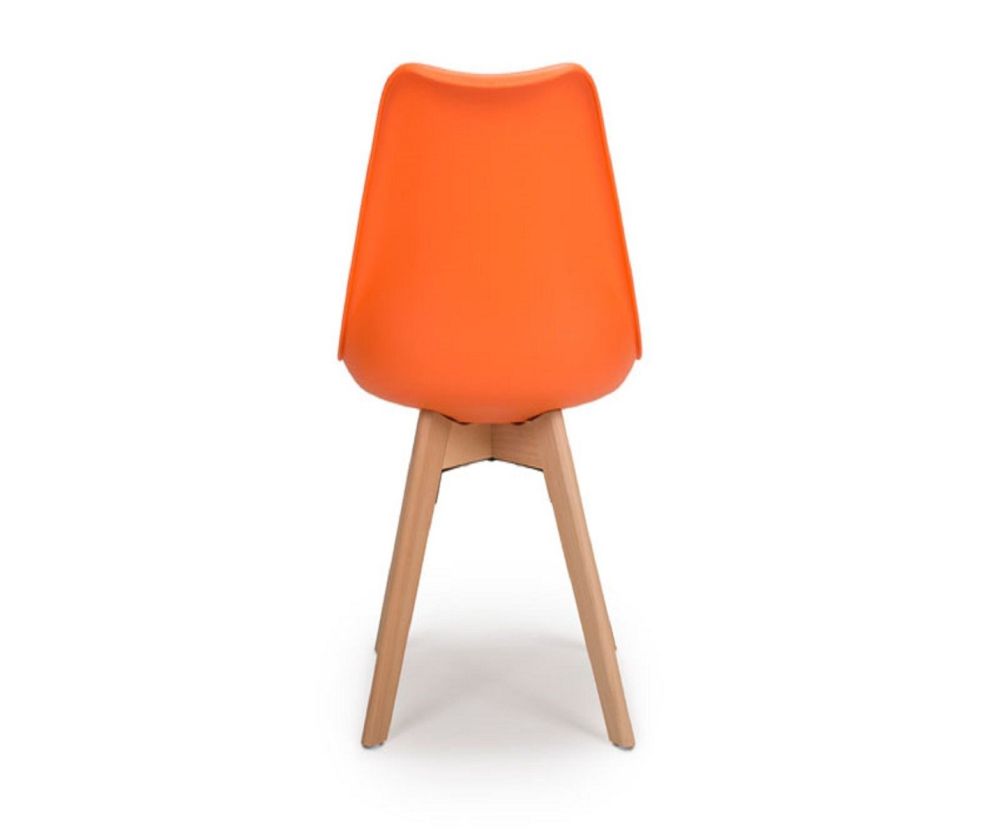 Furniture Link Urban Orange Swivel Office Chair(Set of 4) 
