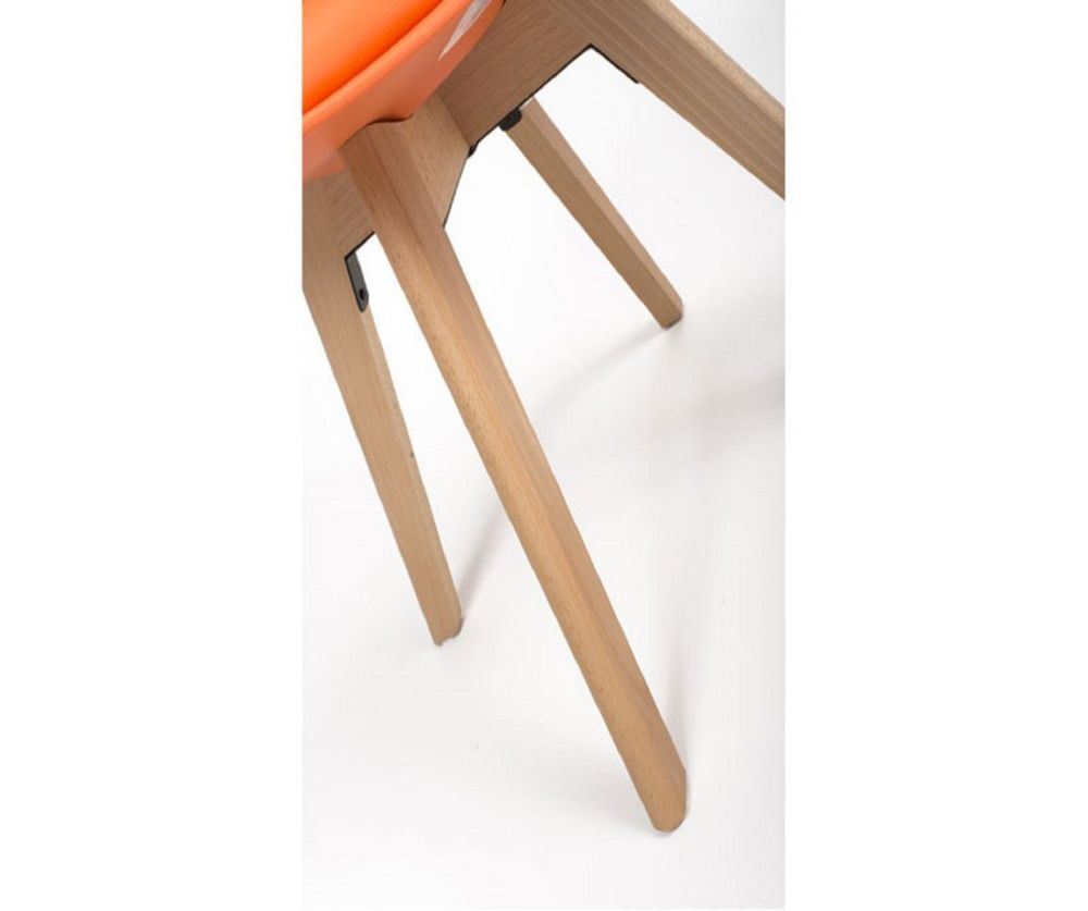 Furniture Link Urban Orange Swivel Office Chair(Set of 4) 