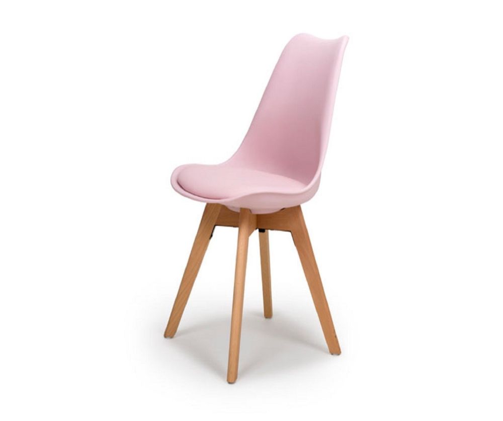 Furniture Link Urban Pink Swivel Office Chair(Set of 4) 