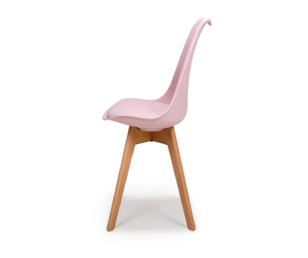 Furniture Link Urban Pink Swivel Office Chair(Set of 4) 