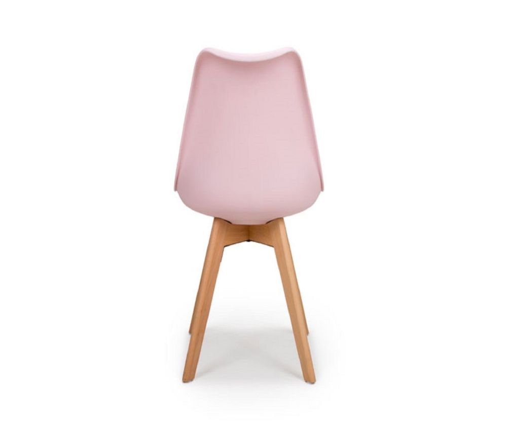 Furniture Link Urban Pink Swivel Office Chair(Set of 4) 