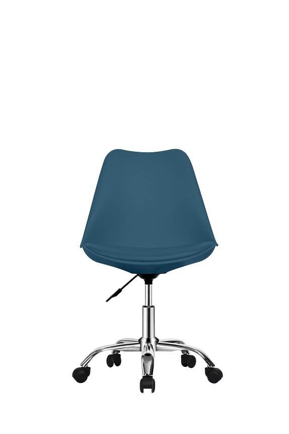 Furniture Link Urban Blue Swivel Chair in Pair