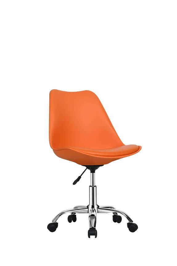 Furniture Link Urban Orange Swivel Chair in Pair