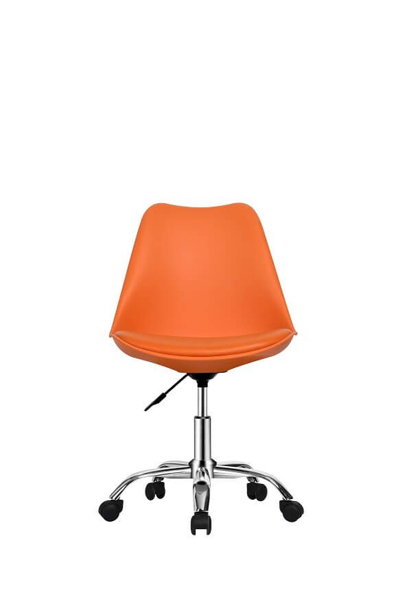 Furniture Link Urban Orange Swivel Chair in Pair